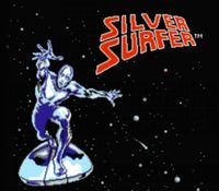 une photo d'Ã©cran de Silver Surfer sur Nintendo Nes